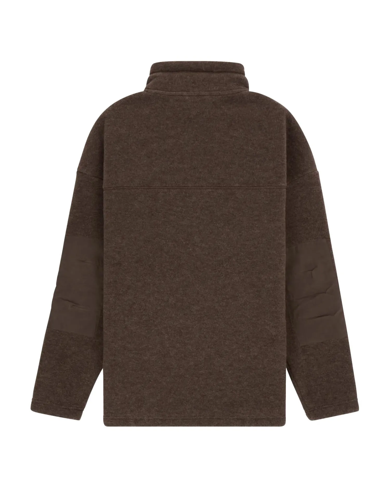 Genser<Amundsen V-Bond Waxed Fleece Mens Genser Mørkebrun