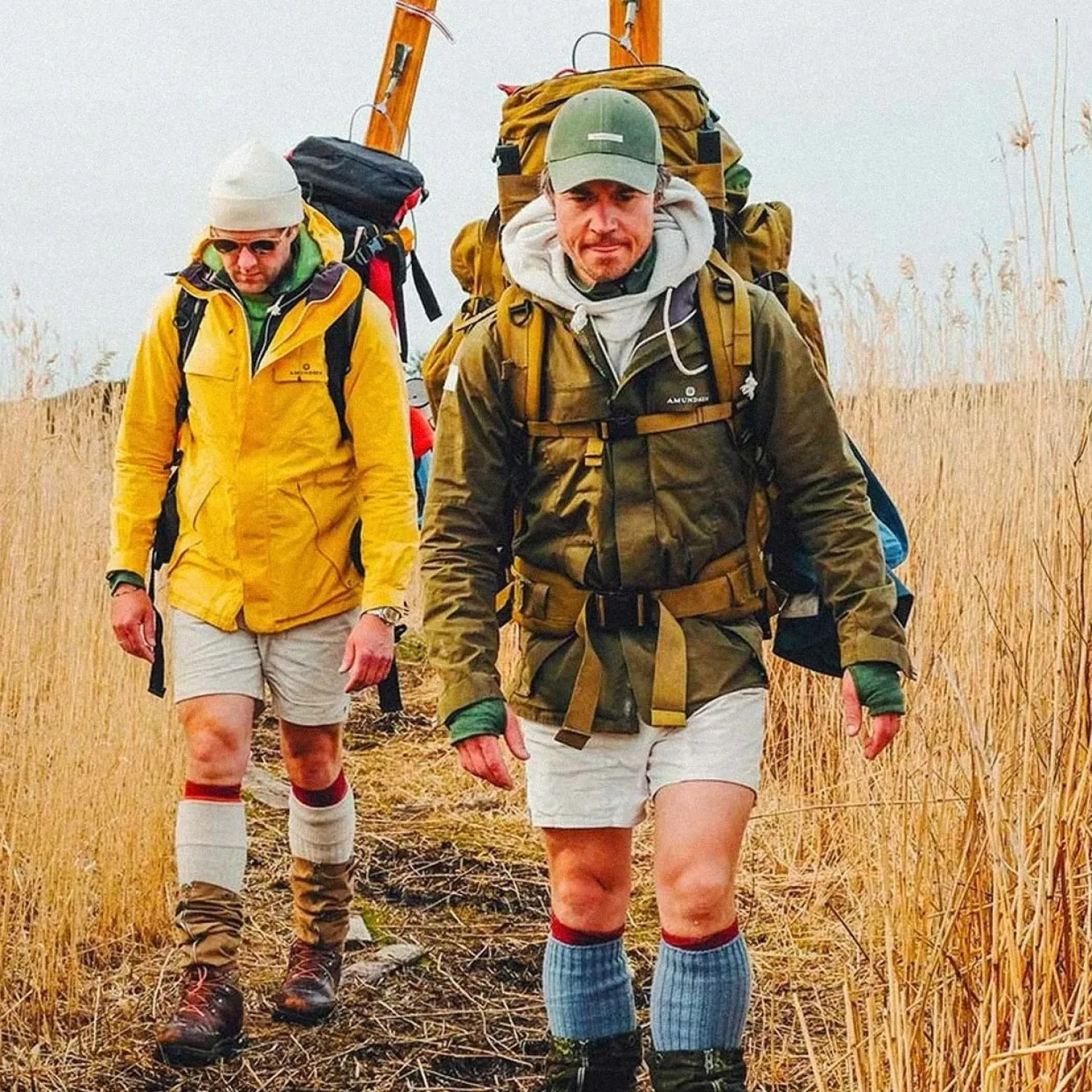 Hodeplagg|Hodeplagg<Amundsen Waxed Cotton Cap Caps Mørkeoransje