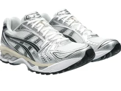 Sko|Sko<Asics GEL- KAYANO 14 Sko Hvit Og Sølv White/Graphite Grey