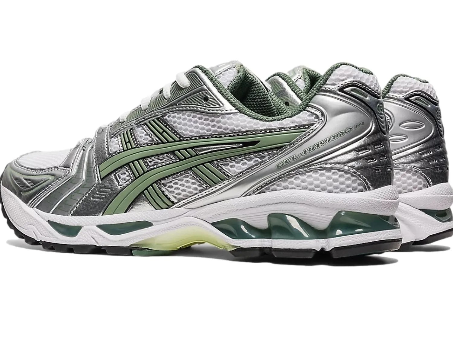 Sko|Sko<Asics GEL- KAYANO 14 Sko Grønn White/Slate Grey