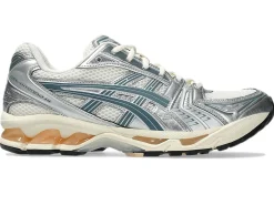 Sko<Asics Gel-Kayano 14 Sko Turkis Mønster Cream/Ironclad