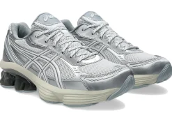 Sko|Sko<Asics GEL-KINETIC FLUENT WHITE/WHITE Sko Hvit Og Sølv