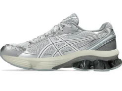 Sko|Sko<Asics GEL-KINETIC FLUENT WHITE/WHITE Sko Hvit Og Sølv