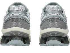 Sko|Sko<Asics GEL-KINETIC FLUENT WHITE/WHITE Sko Hvit Og Sølv