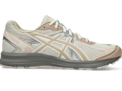 Sko<Asics JOG 100S Sko Rosa Mønster Cream/Feather Grey