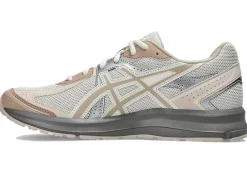 Sko<Asics JOG 100S Sko Rosa Mønster Cream/Feather Grey