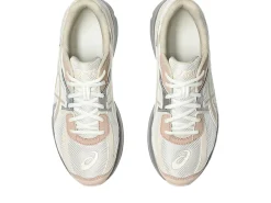 Sko<Asics JOG 100S Sko Rosa Mønster Cream/Feather Grey