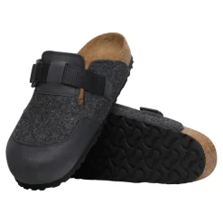 Sko<Birkenstock Boston Nova Felt Sko Mørkegrå