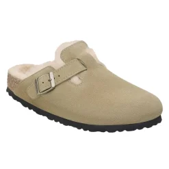 Sko<Birkenstock Boston Shearling Narrow Taupe Sko Beige
