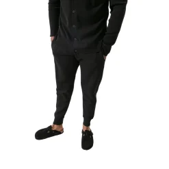 Sko<Birkenstock Boston Suede Regular Black Sko Sort