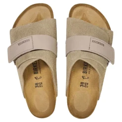 Sko<Birkenstock Kyoto Antique Taupe Narrow Sko Brun/Beige