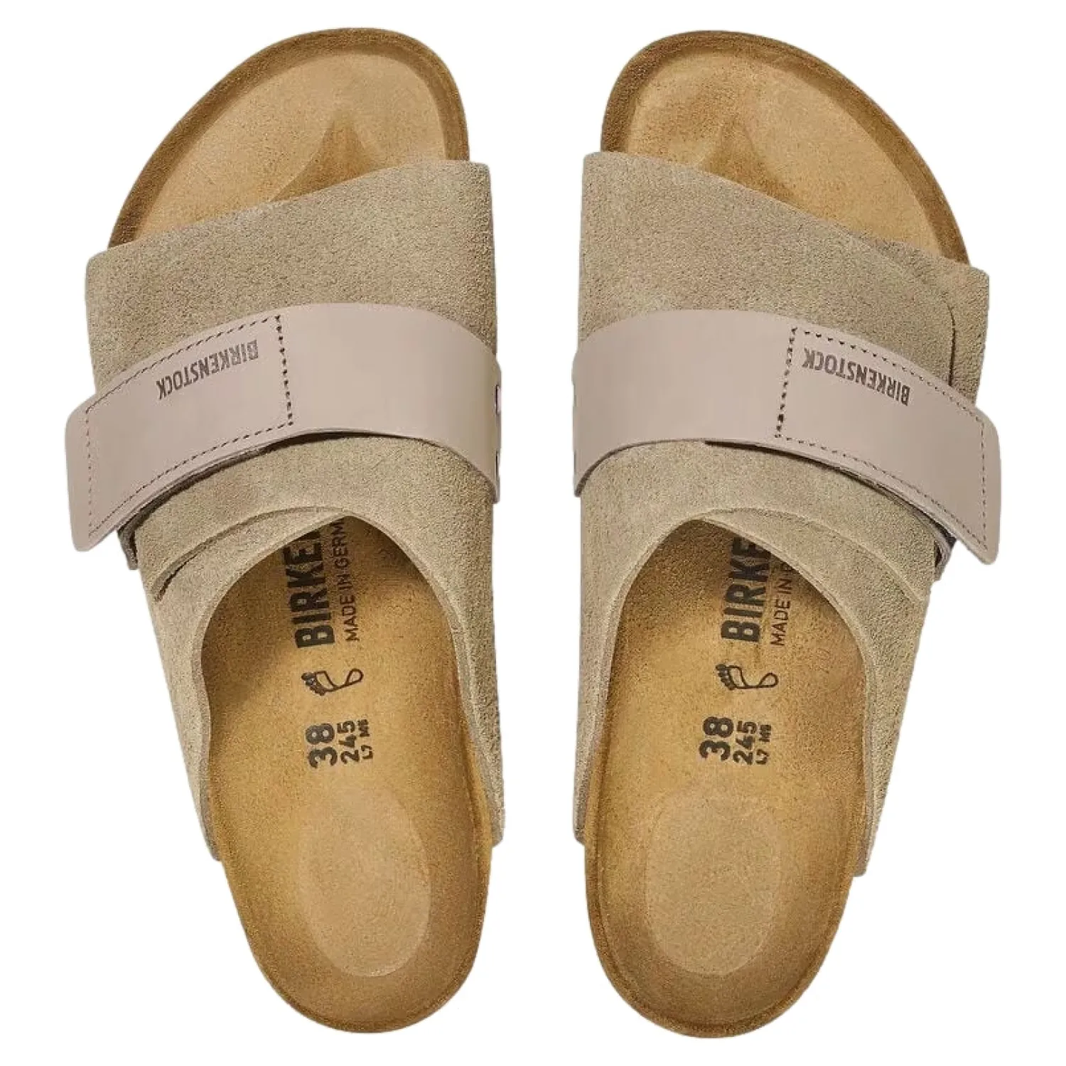 Sko<Birkenstock Kyoto Antique Taupe Narrow Sko Brun/Beige