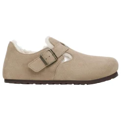 Sko<Birkenstock London Shearling Narrow Taupe Sko Taupe