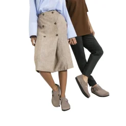 Sko<Birkenstock London Suede Regular Taupe Sko Beige