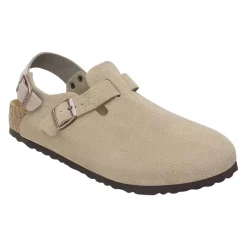 Sko<Birkenstock Tokio Suede Regular Taupe Sko Taupe