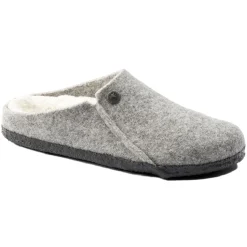 Sko<Birkenstock Zermatt Rivet Wool Felt Regular Sko Lysegrå
