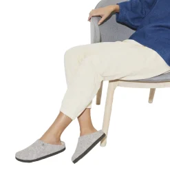 Sko<Birkenstock Zermatt Rivet Wool Felt Regular Sko Lysegrå