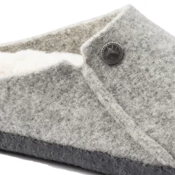 Sko<Birkenstock Zermatt Rivet Wool Felt Regular Sko Lysegrå