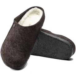 Sko<Birkenstock Zermatt Rivet Wool Felt Regular Sko Brun Melert