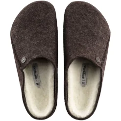 Sko<Birkenstock Zermatt Rivet Wool Felt Regular Sko Brun Melert