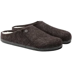 Sko<Birkenstock Zermatt Rivet Wool Felt Regular Sko Brun Melert
