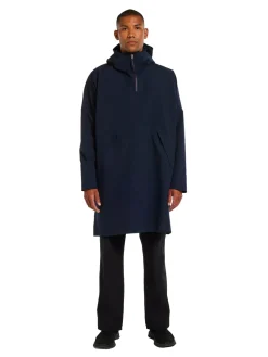 Jakke|Jakke<Blæst Aalesund Poncho Jakke Navy Dark Navy