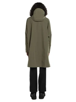 Jakke|Jakke<Blæst Aalesund Poncho Jakke Oliven Grape Leaf