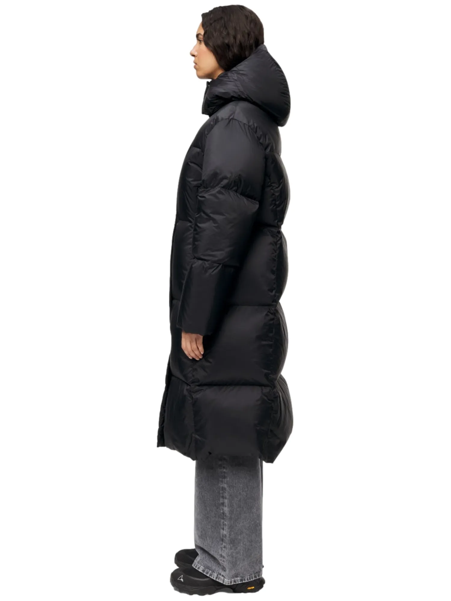 Jakke<Blæst Aura Lightweight Down Coat Black Jakke Sort