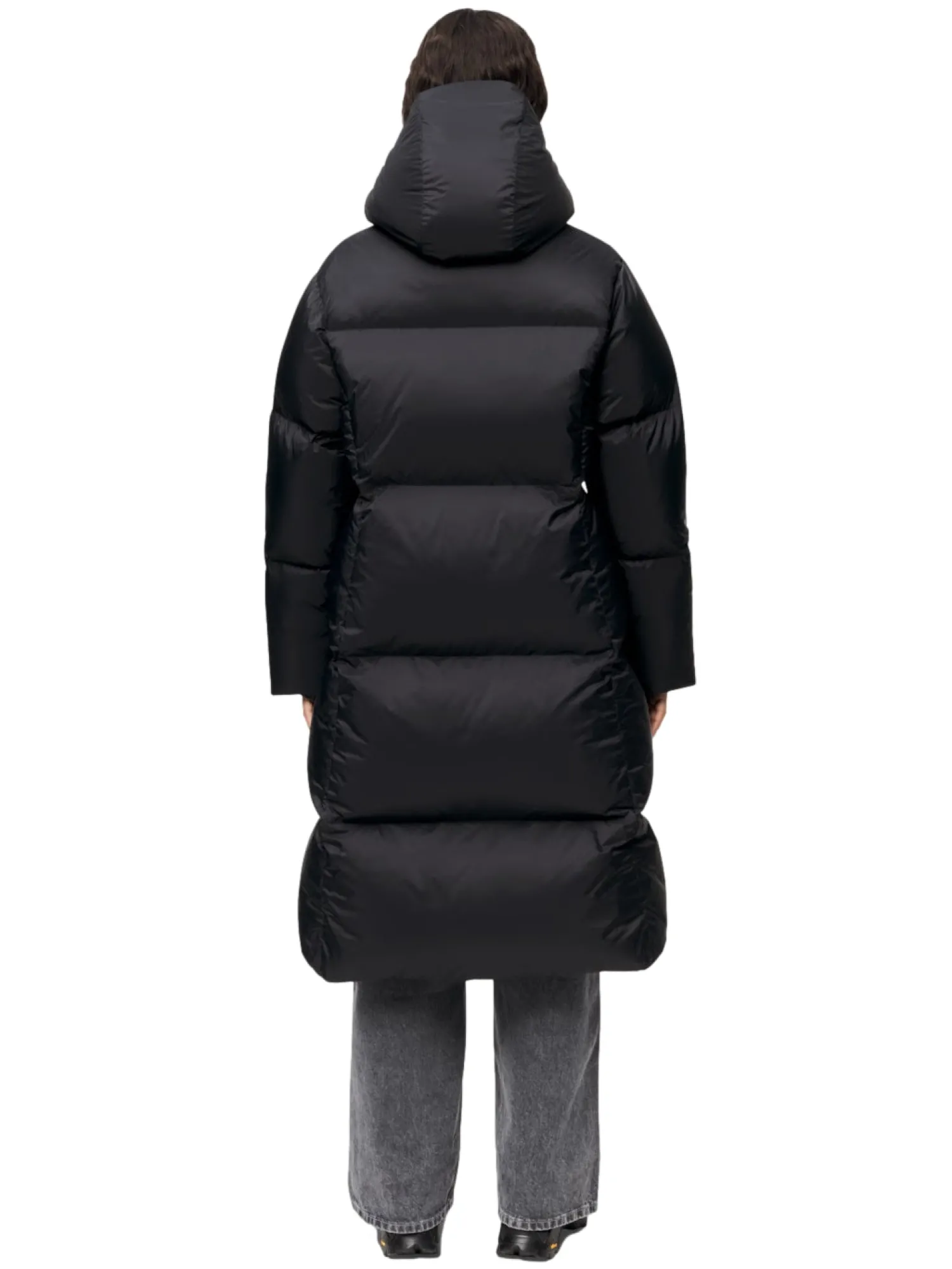 Jakke<Blæst Aura Lightweight Down Coat Black Jakke Sort