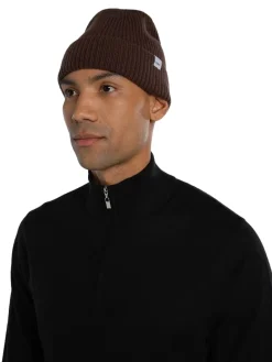 Tilbehør|Hodeplagg<Blæst Beanie Lue Brun Java