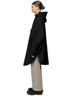 Jakke<Blæst Bergen Poncho Jakke Sort Black