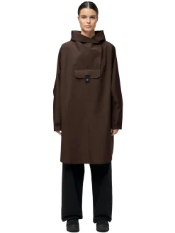 Jakke<Blæst Bergen Poncho Jakke Brun Java