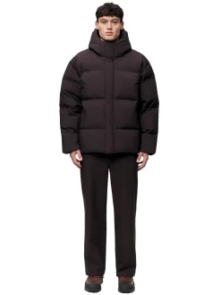 Jakke<Blæst Grotli Down Jacket Brown Soil Jakke Mørkebrun