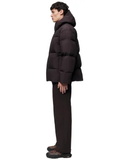 Jakke<Blæst Grotli Down Jacket Brown Soil Jakke Mørkebrun