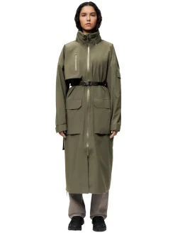 Jakke<Blæst Klipra Coat Grape Leaf Jakke Oliven