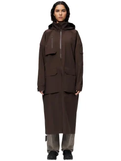 Jakke<Blæst Klipra Coat Jakke Mørkebrun Java