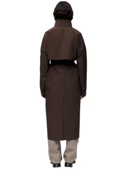 Jakke<Blæst Klipra Coat Jakke Mørkebrun Java