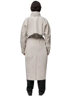 Jakke<Blæst Klipra Coat Low Tide Jakke Beige Grå