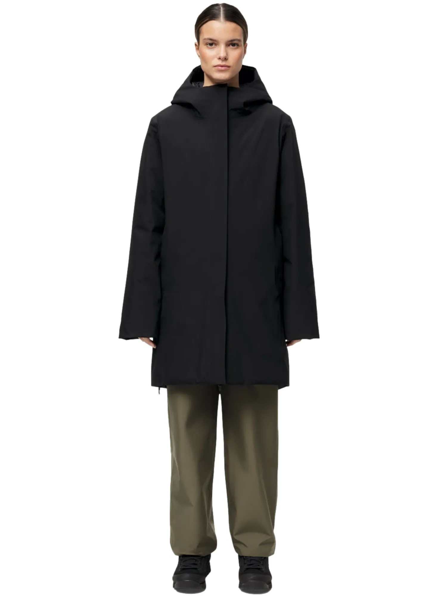 Jakke<Blæst Ramoen Primaloft Parka Black Jakke Sort