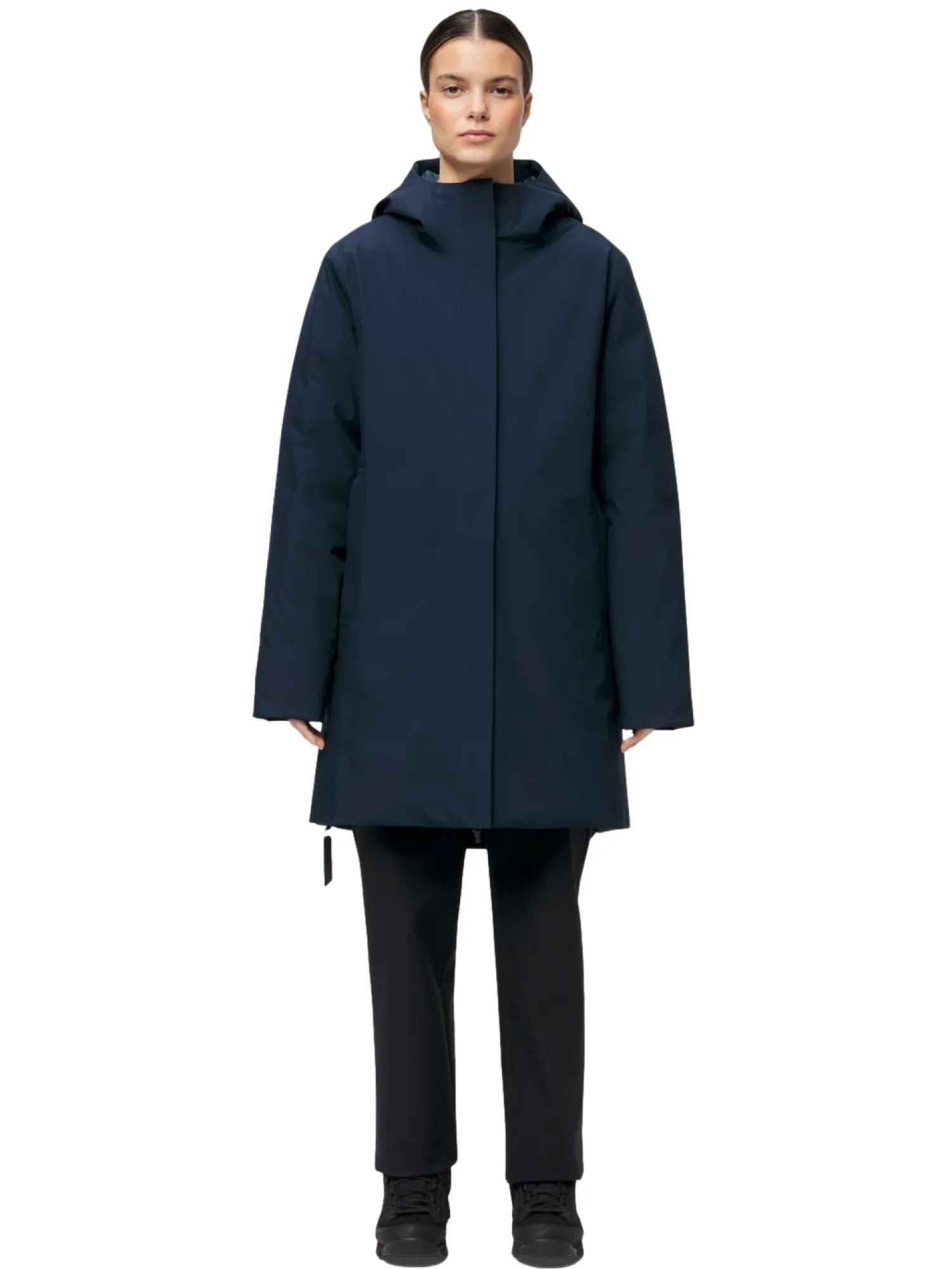 Jakke<Blæst Ramoen Primaloft Parka Dark Navy Jakke Mørkeblå