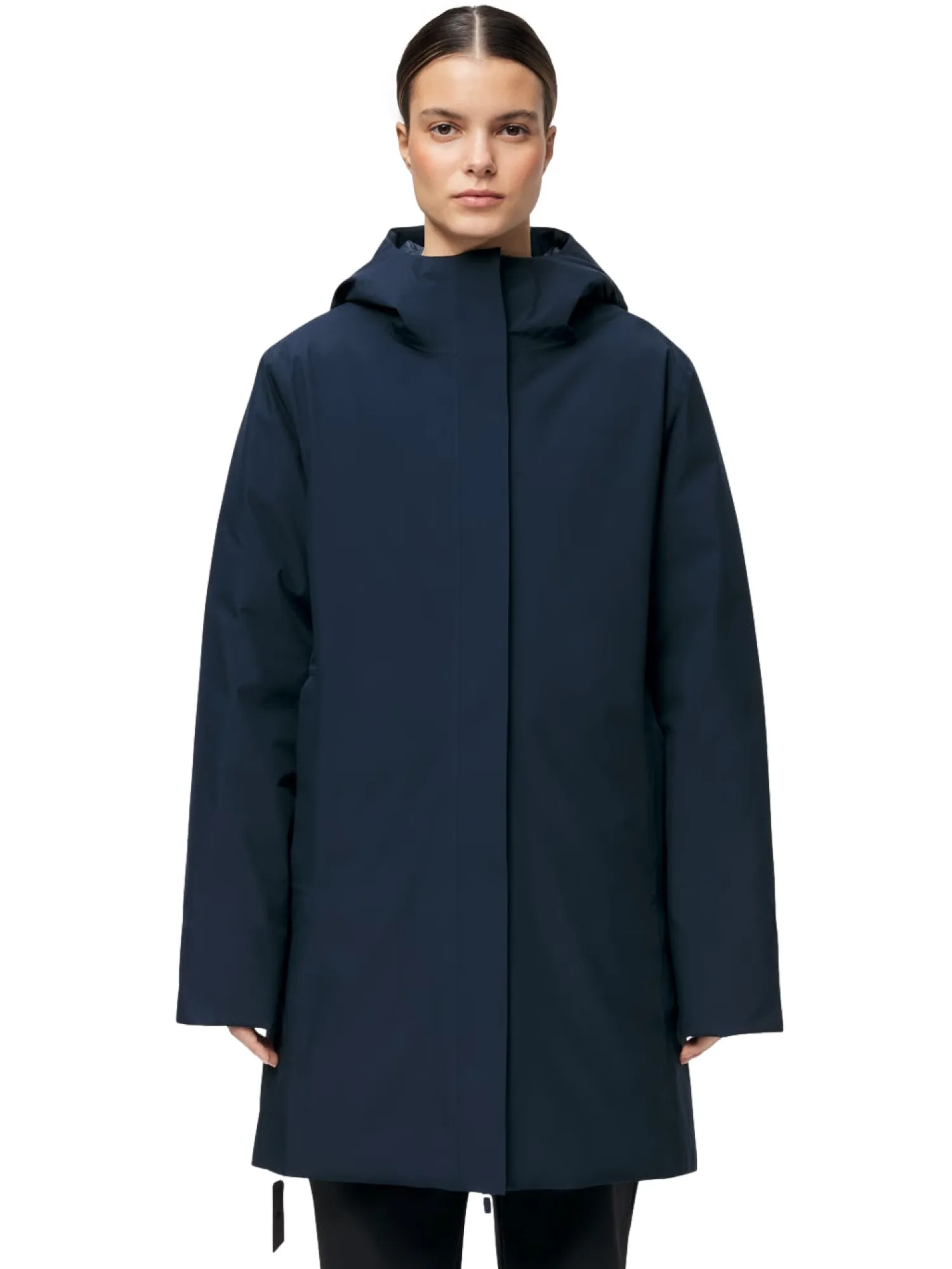 Jakke<Blæst Ramoen Primaloft Parka Dark Navy Jakke Mørkeblå
