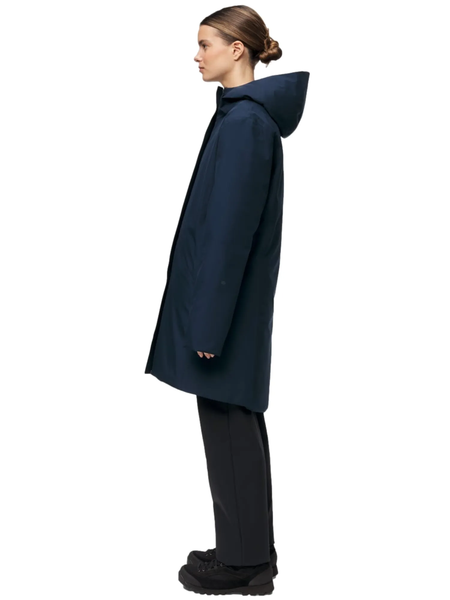 Jakke<Blæst Ramoen Primaloft Parka Dark Navy Jakke Mørkeblå