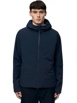 Jakke<Blæst Randers Insulated Hoody Jacket Jakke Mørkeblå Navy