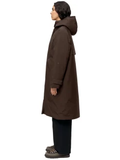 Jakke<Blæst Røros Down Coat Java Jakke Brun