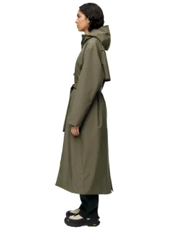 Jakke<Blæst Åse Insulated Coat Jakke Oliven Grape Leaf