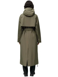 Jakke<Blæst Åse Insulated Coat Jakke Oliven Grape Leaf