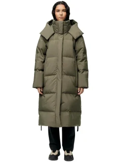 Jakke<Blæst Stranda Down Coat Jakke Grønn Grape Leaf