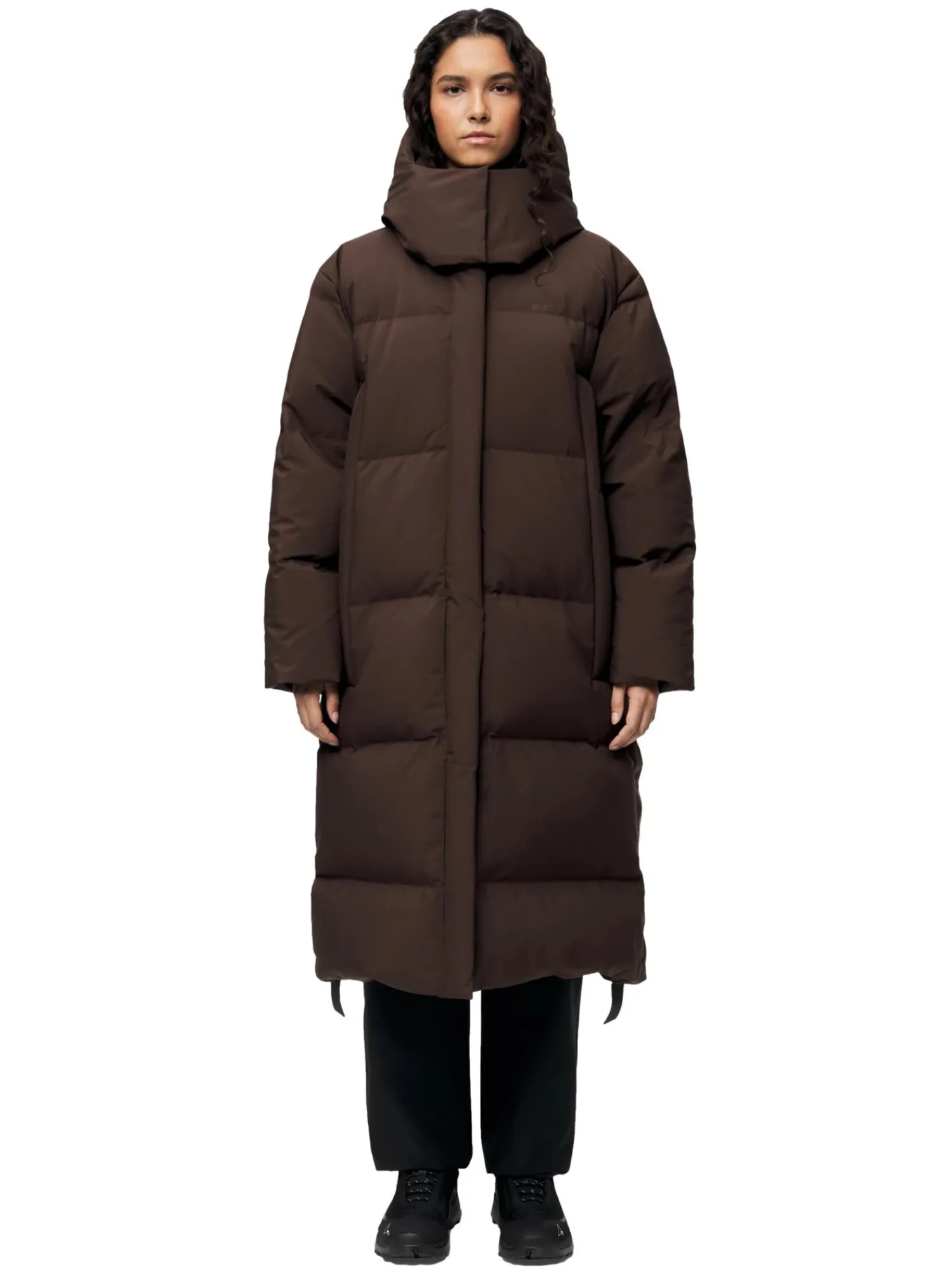 Jakke<Blæst Stranda Down Coat Jakke Mørkebrun Java