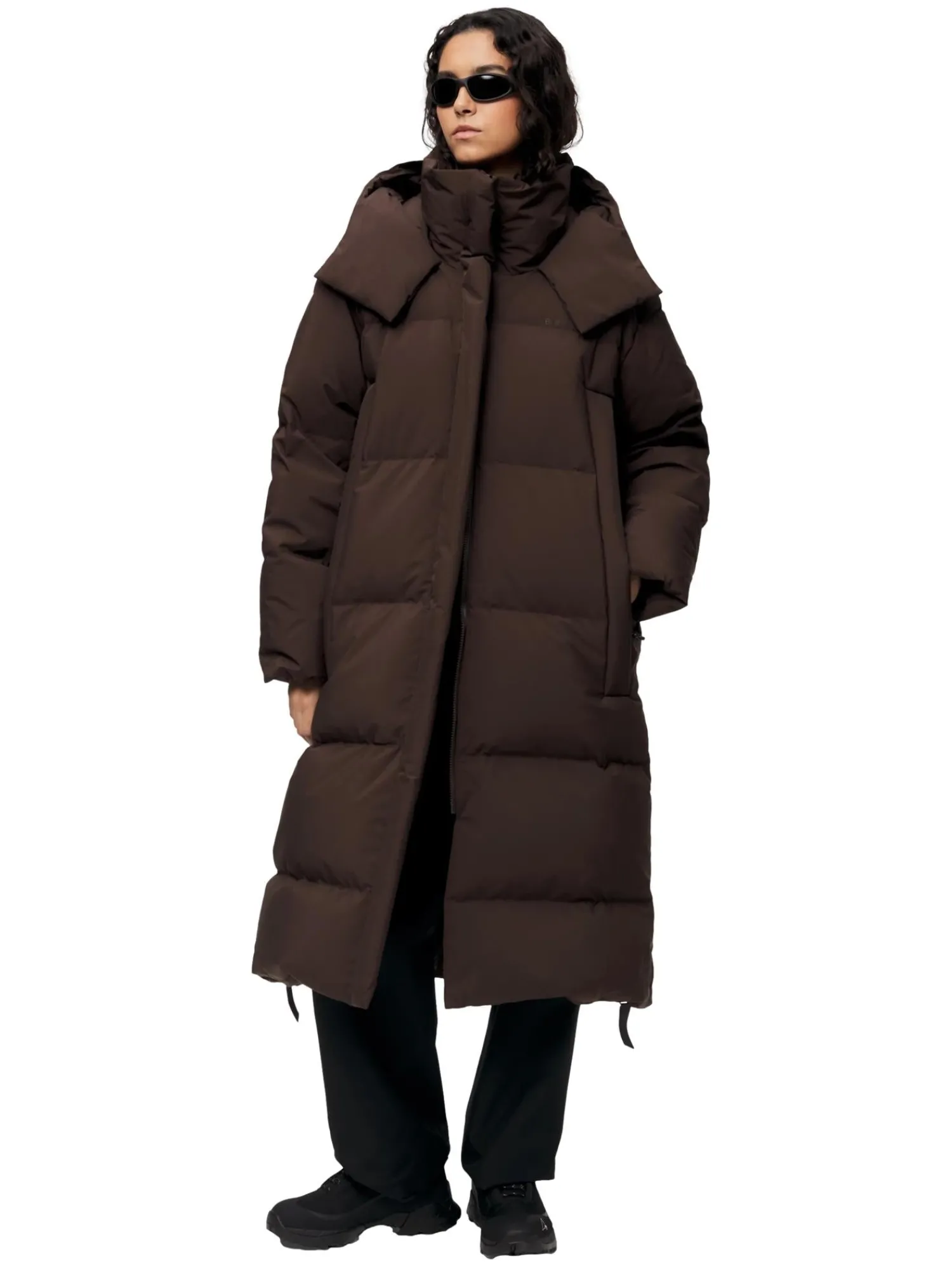 Jakke<Blæst Stranda Down Coat Jakke Mørkebrun Java