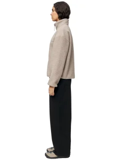 Jakke<Blæst Tind W Fleece Jacket Low Tide Jakke Beige Grå